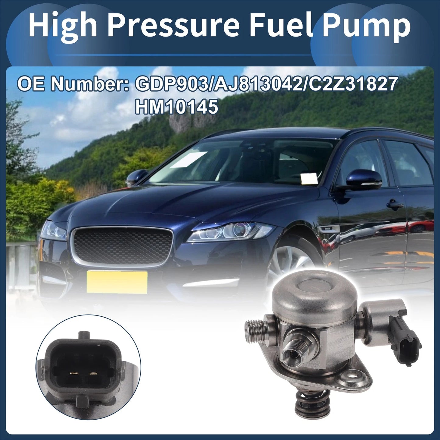 High Pressure Fuel Pump for Jaguar F-Type (2016–2020) XF (2014–2020) AJ813042
