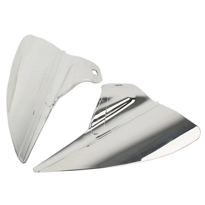 Chrome Saddle Shield Heat Deflectors for Harley Touring Road King (2009-2023)
