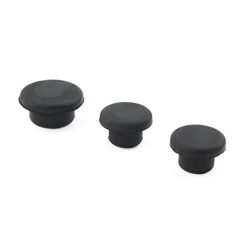 Tailgate Rubber Dust Plugs 3 x for Jeep Wrangler JL (2018 - up) Black