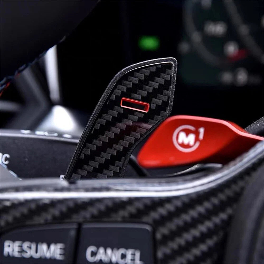 Carbon Fiber Steering Wheel Paddle Shifters for BMW G20 M3 M4 G80 G82 M340i