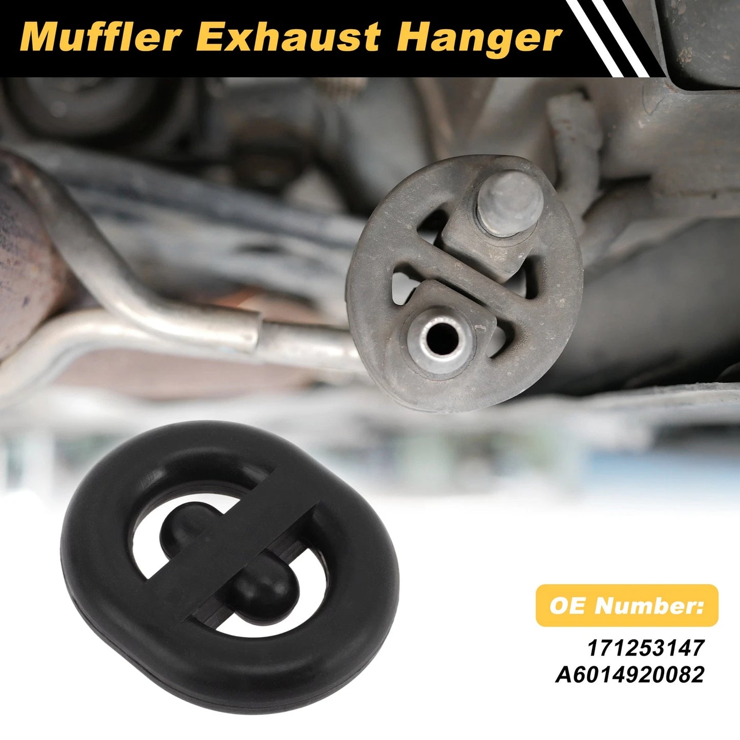 Muffler Exhaust Hanger for Buick Excelle GT (2004–2009) No.171253147 Black 1 Pc