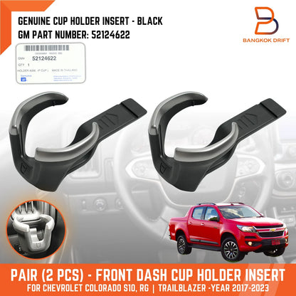 Front Cup Holder Insert Pair for Holden Colorado RG Trailblazer (2017-2022)