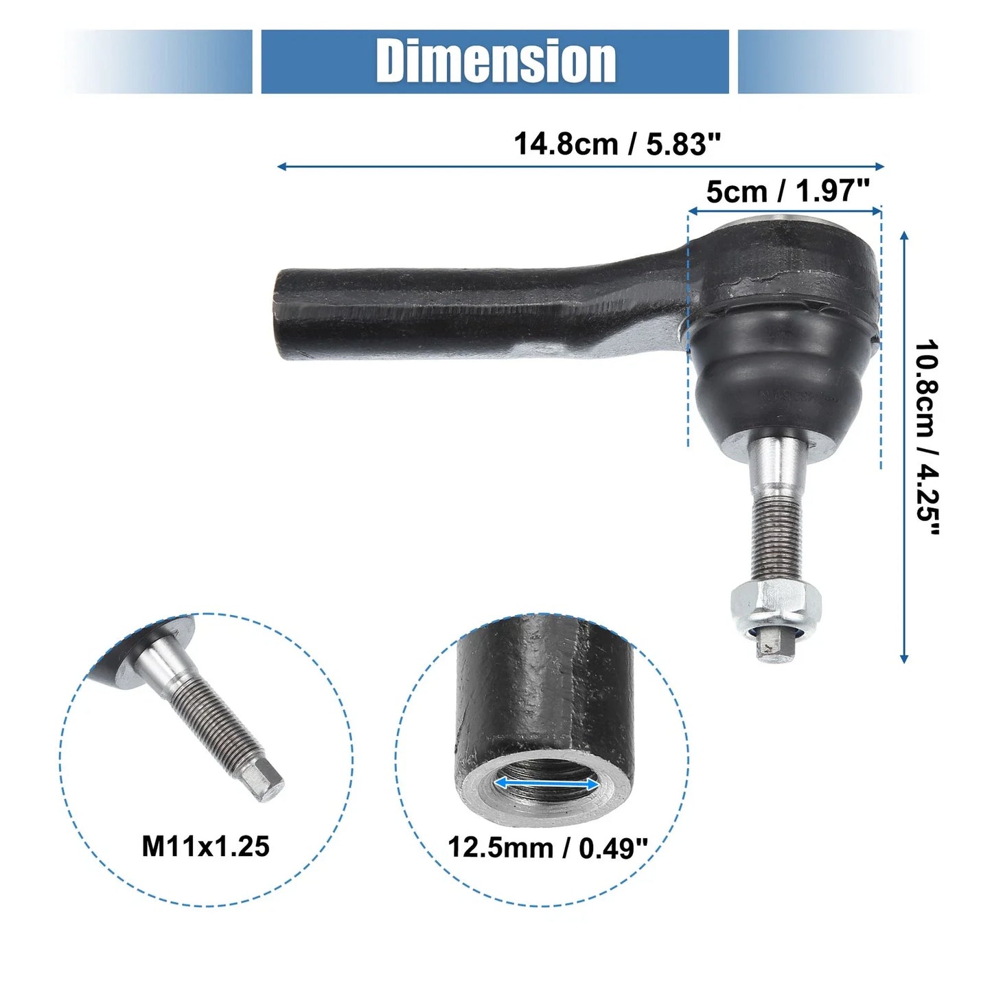 Outer Tie Rod End for Dodge Caravan (2001-2004) - Suspension Steering Component