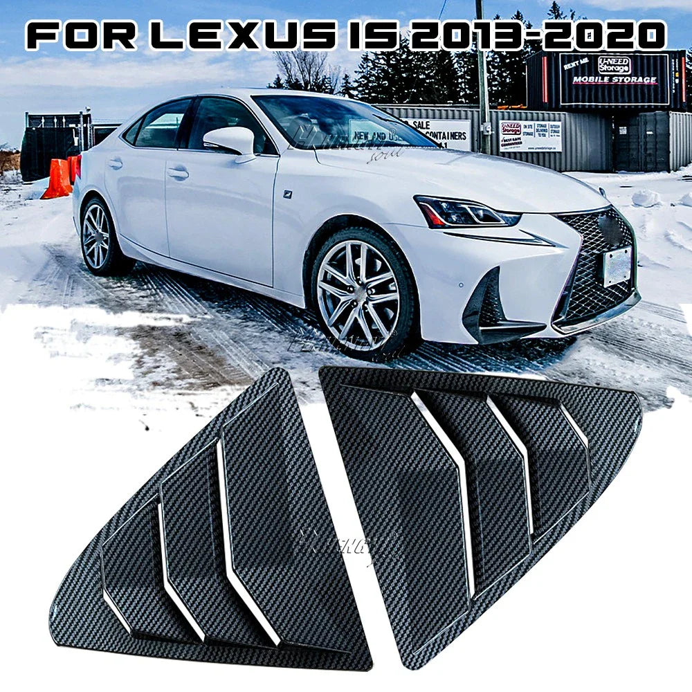 Rear Window Louver Vent Shade Shutter Cover for Lexus IS300 (2013–2020)