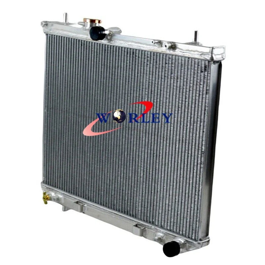 2Row Aluminum Radiator + Fan for Daihatsu Terios J100 J102 1997-2005