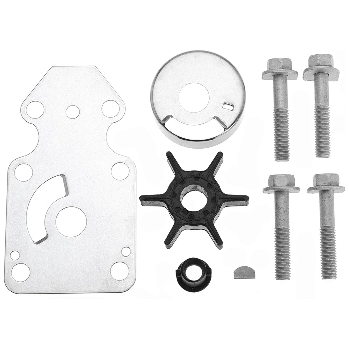 Water Pump Repair Kit for Yamaha 9.9HP 15HP Outboard (1990–2023)