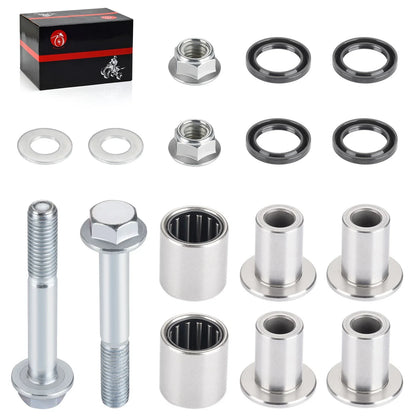 2 x Front Upper A-Arm Bushing & Bolt for Suzuki Quadsport Z400 LTZ400 (2003–2008)