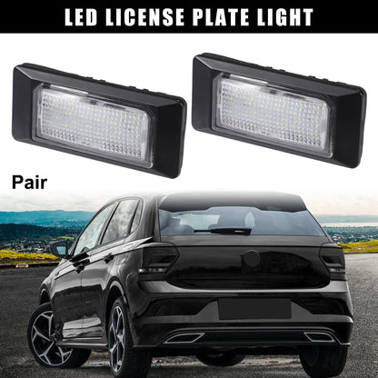 2X LED Error Free License Plate Light for Volkswagen Polo (2010–2013)