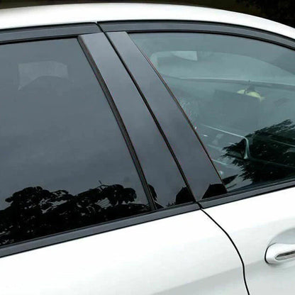 Window Pillar Posts Cover Trim 6 x for Jeep Compass (2017–2023)
