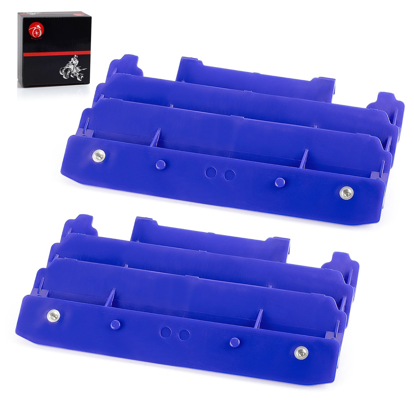 Pair Radiator Louvers Guards for Yamaha YZ125 YZ250 (2006–2022) Blue