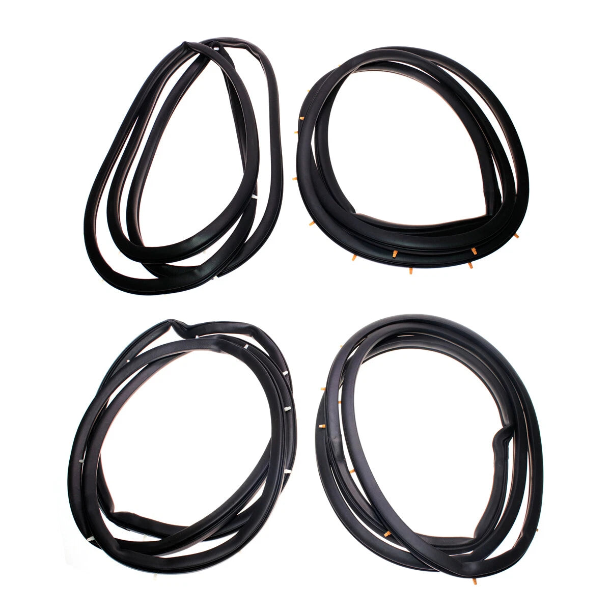 Front & Rear Door Weatherstrip for Honda Civic 5th Gen 4DR 1992-1994