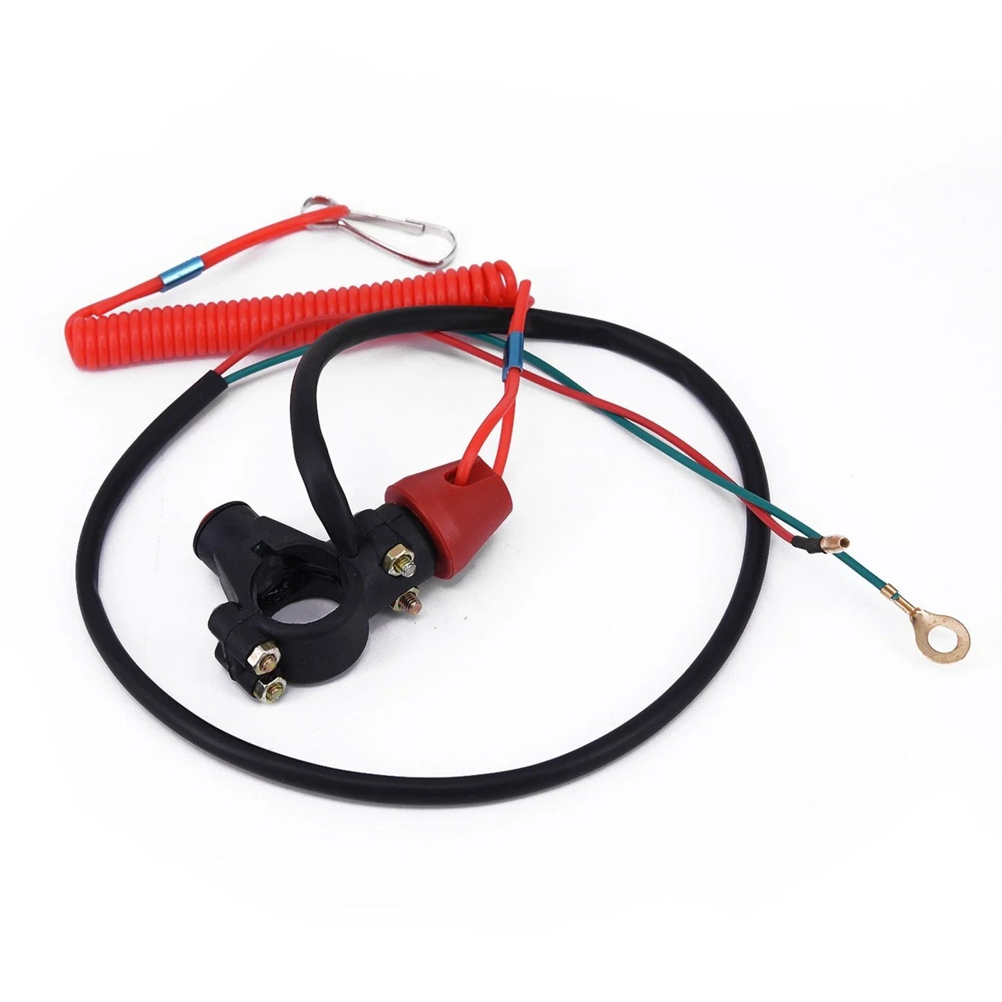 Tether Line 7/8in Engine Kill Switch Lanyard for Motorcycle