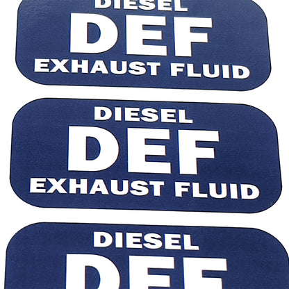 24Pack DEF Diesel Exhaust Fluid Stickers for Bio Fuel Vehicles