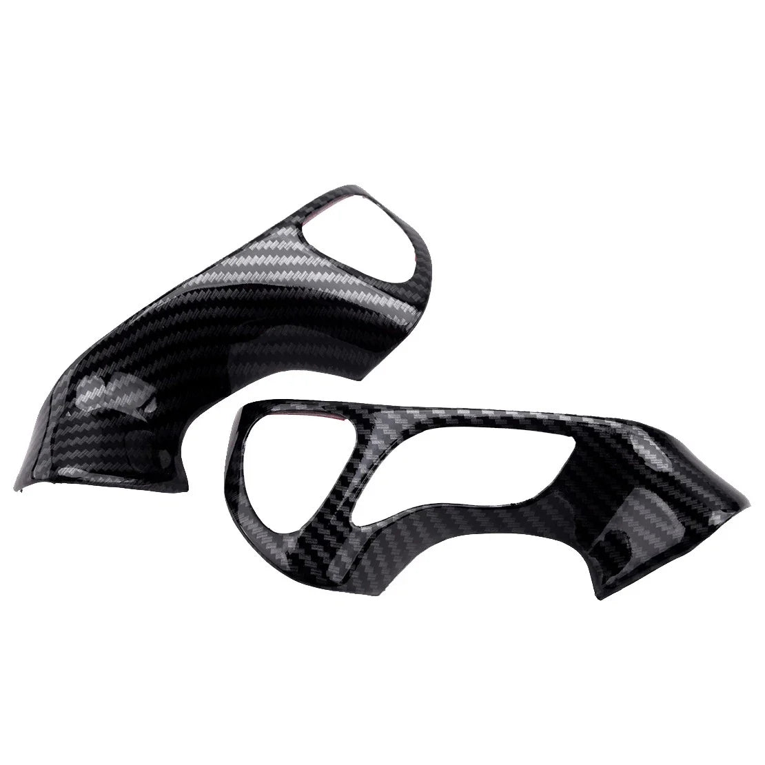 2 x Carbon Fiber Steering Wheel Knob Covers for Nissan Murano (2015-2020)
