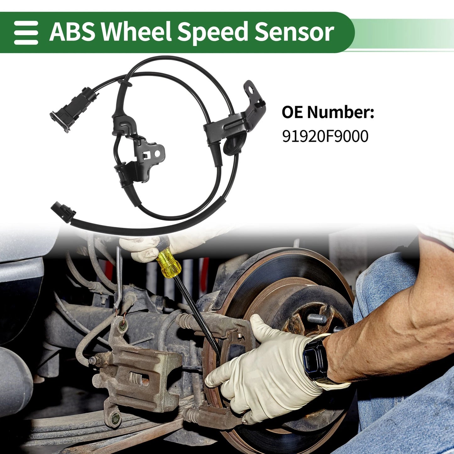 ABS Wheel Speed Sensor No. 91920F9000 for Hyundai Verna (2010–2021)