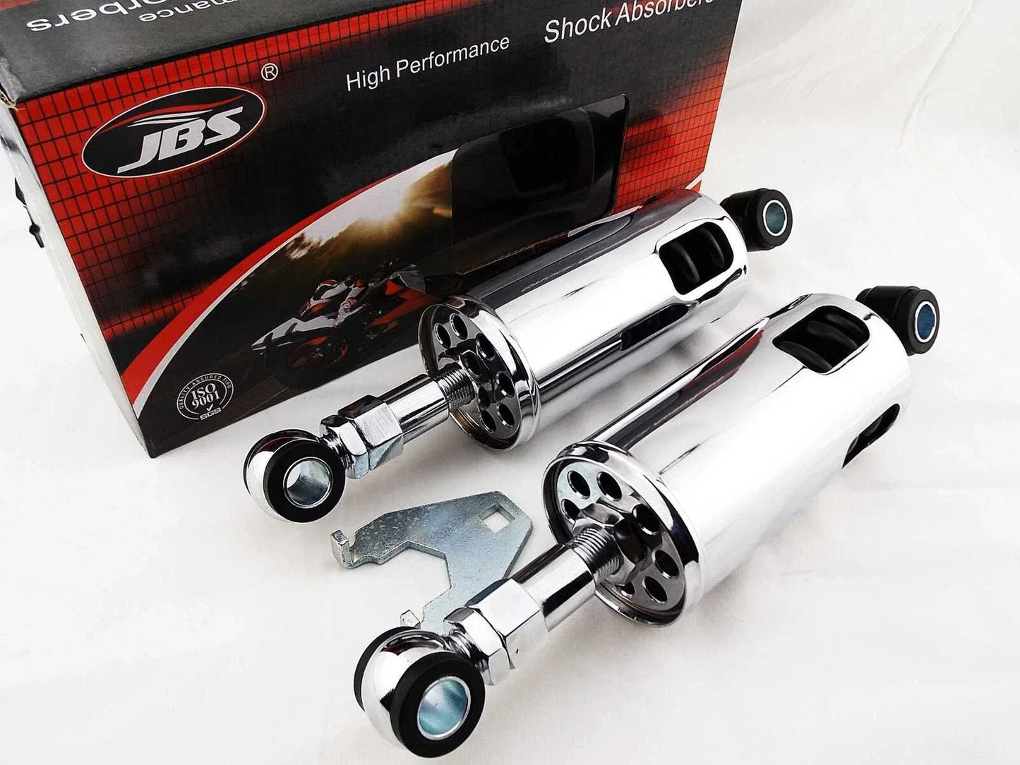 Chrome Rear Shock Absorbers for Harley Davidson Softail (1989-1999)