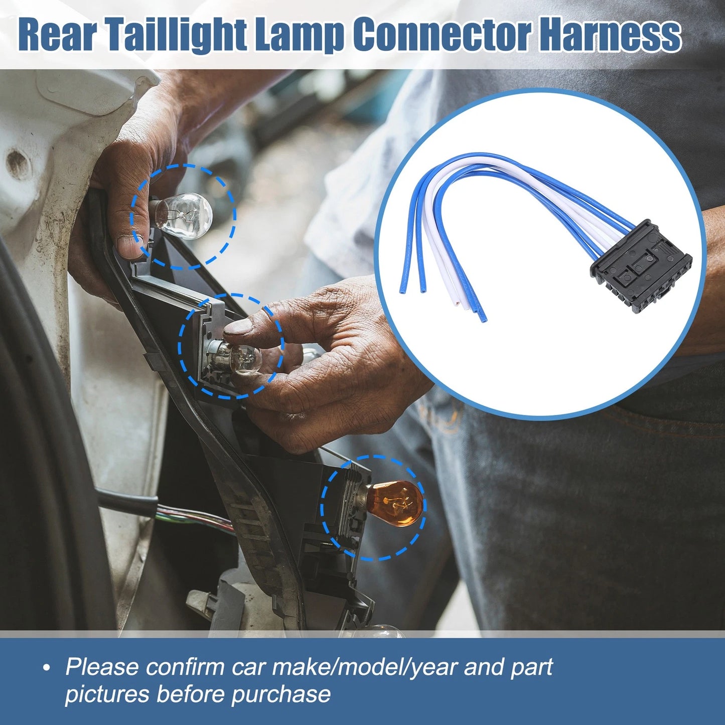 Taillight Wire Harness Connector for Peugeot