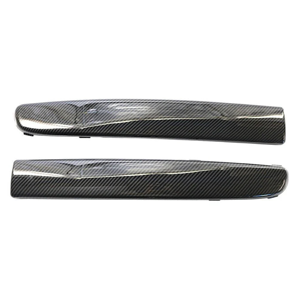 Carbon Fiber Front Bumper Corner Trim Cover for FIAT 500 (2007-2015)