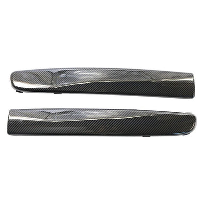 Carbon Fiber Front Bumper Corner Trim Cover for FIAT 500 (2007-2015)