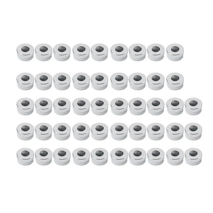 48X Chrome Engine Bolt Topper Caps for Harley Twin Cam Touring Road Glide