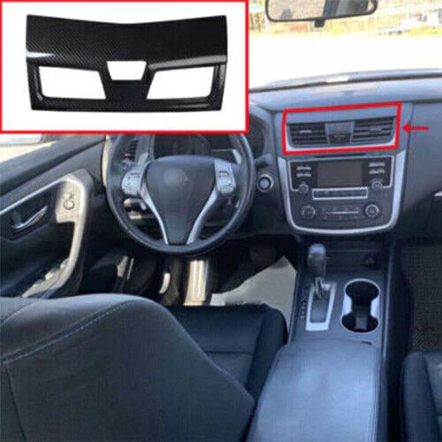 Carbon Fiber Console Vent Trim for Nissan Altima Teana (2013–2016)