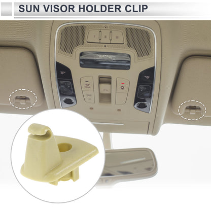 Sun Visor Holder Clip for Chrysler 300, Dodge Charger (No. 1EJ51BD1AA) Beige