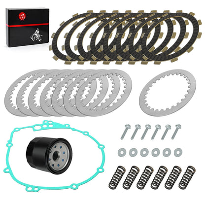 Clutch Steel Friction Plates Gasket Kit for Yamaha YZF-R6 (2003–2009)