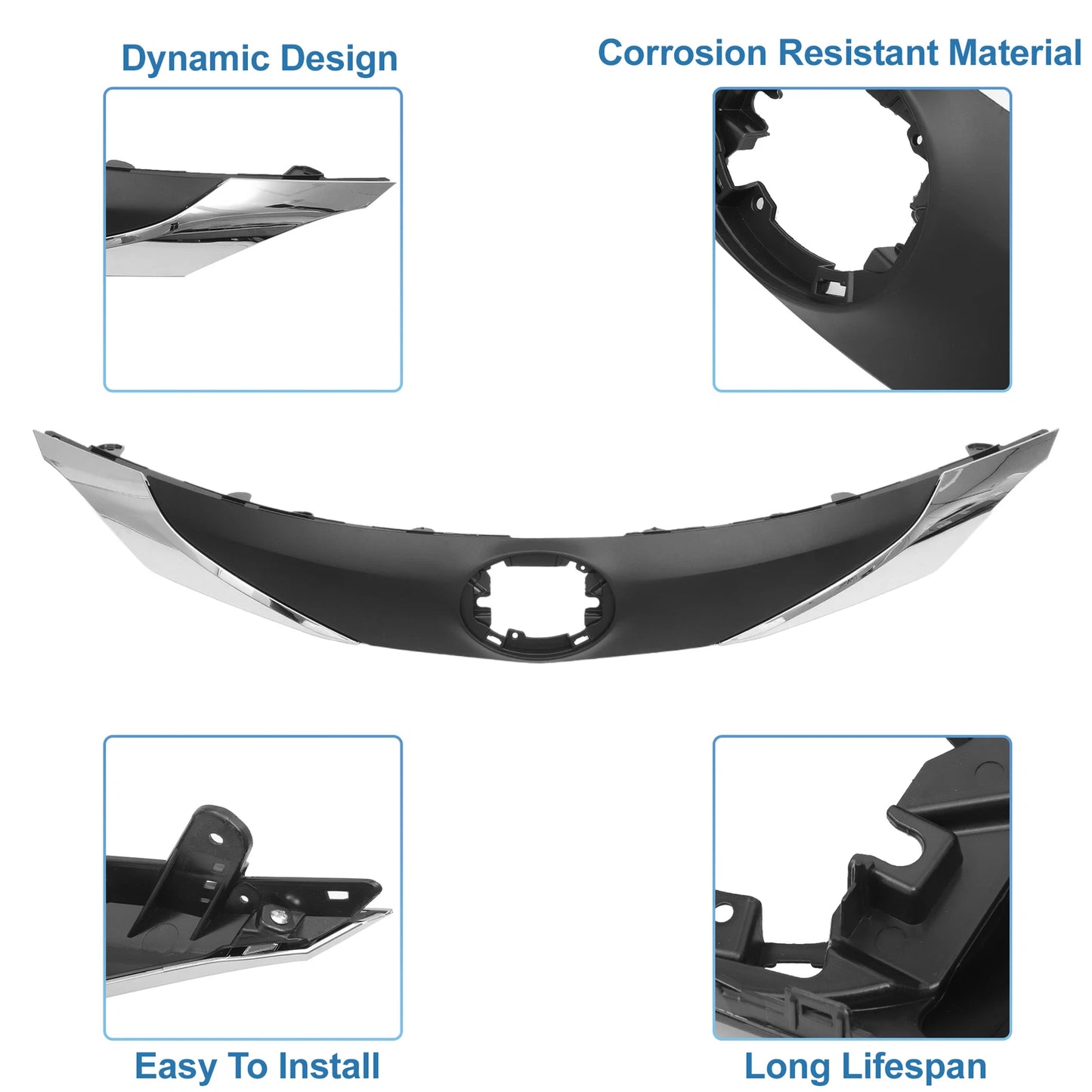 Front Hood Bumper Grille for Toyota Sienna (2011–2020) No.5311408070