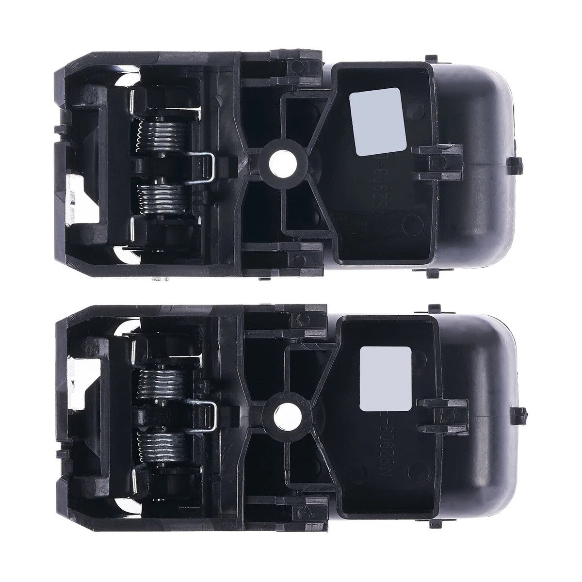 Set of 4 Door Handle Inner for Nissan Navara (1997–2015) Black