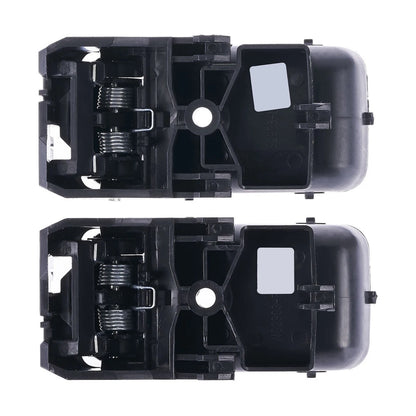 Set of 4 Door Handle Inner for Nissan Navara (1997–2015) Black