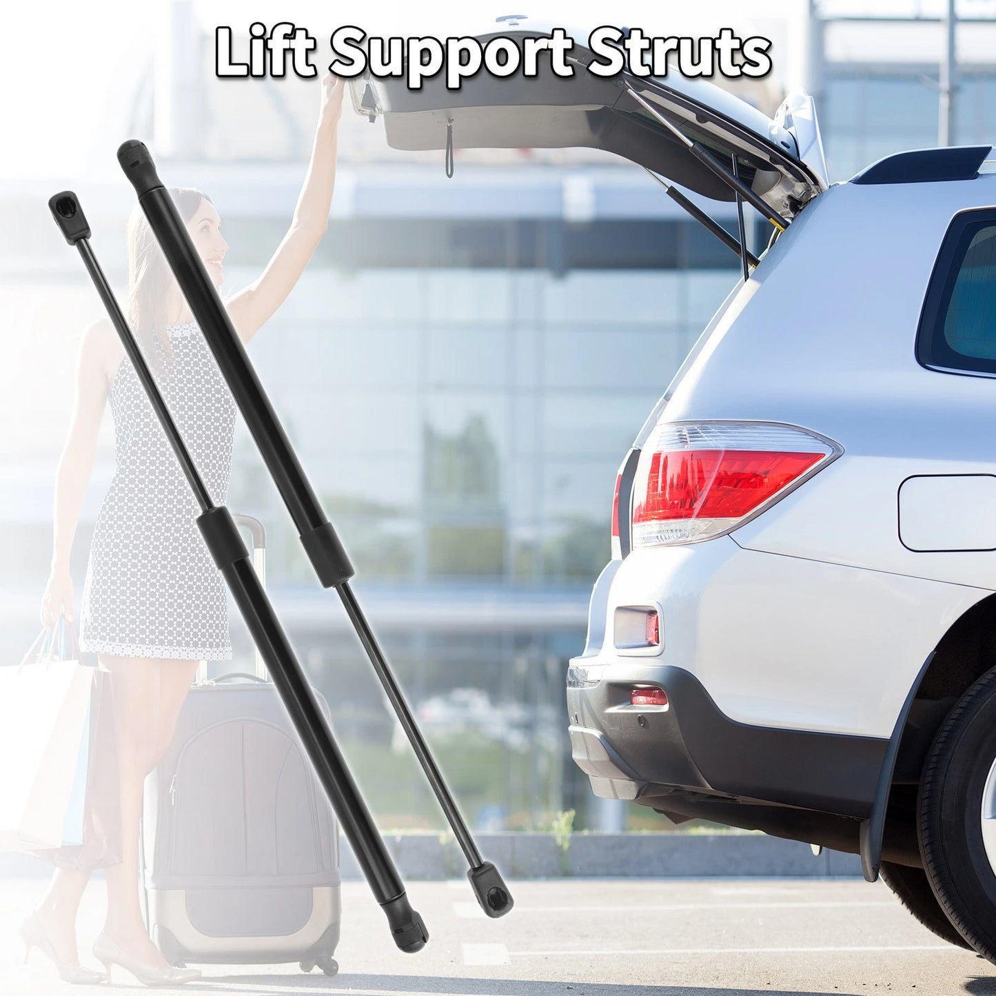 Tailgate Lift Supports Struts for Volkswagen Scirocco III (2008–2017)