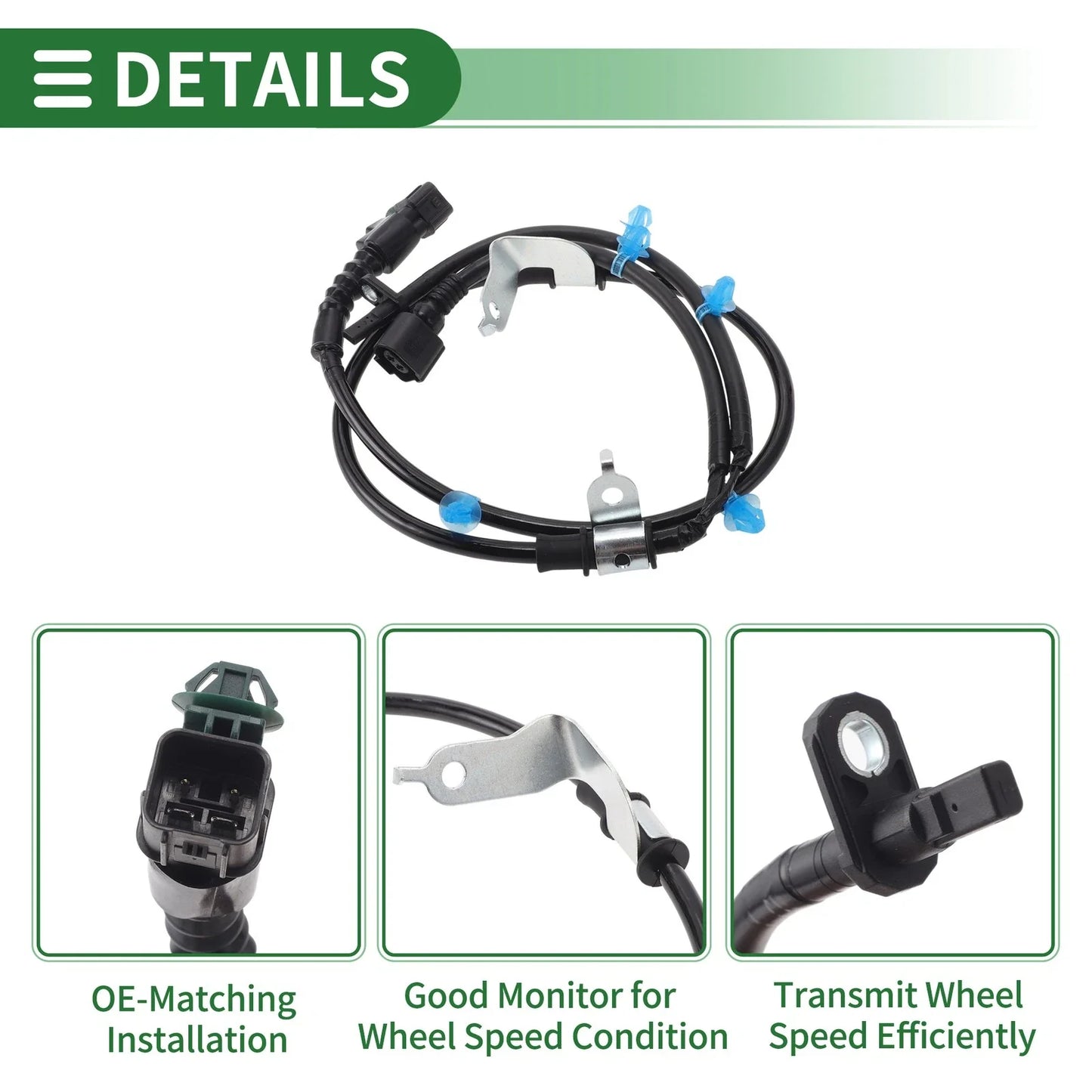 ABS Wheel Speed Sensor for Honda HR-V (2016-2022) - 1 x Sensor