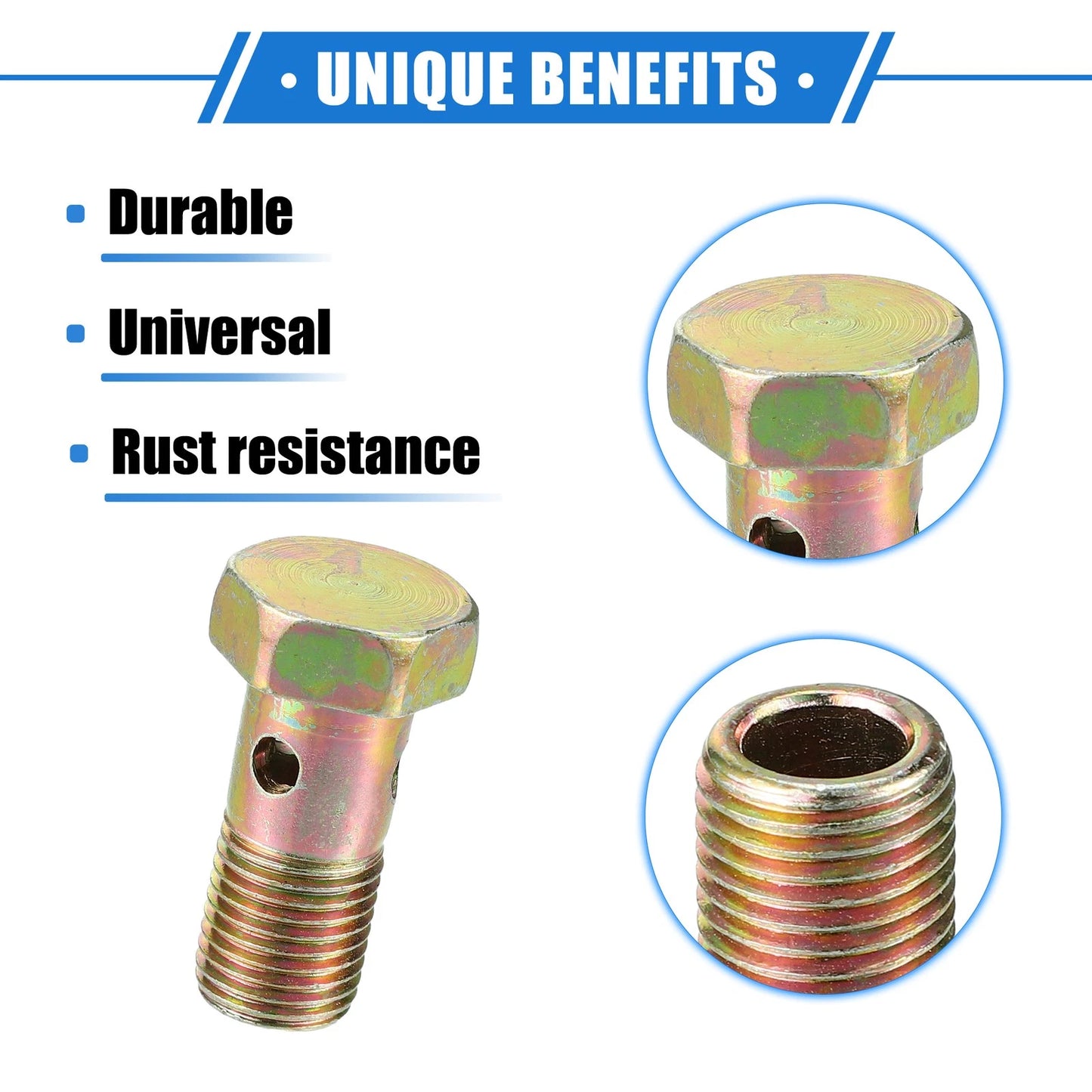 Set of 1 M12x1.25 32mm Turbo Brake Line Fitting Adapter for Car