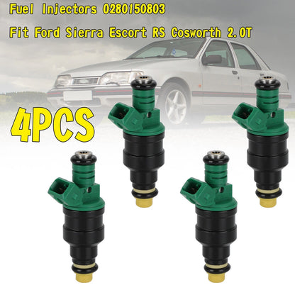 4X Fuel Injectors 0280150803 for Ford Sierra Escort RS Cosworth (1982–1997)