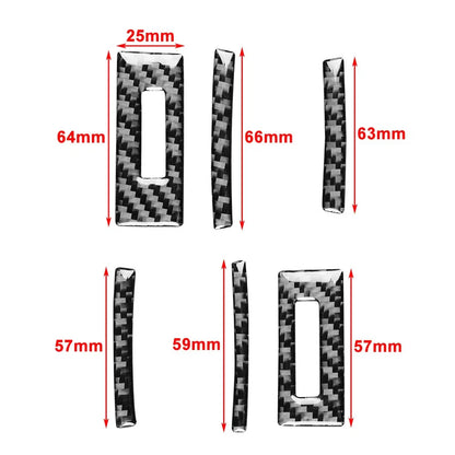 Carbon Look Side Air Vent Outlet Cover Trim for Lexus RC300 RC350 RC200T (15-24)
