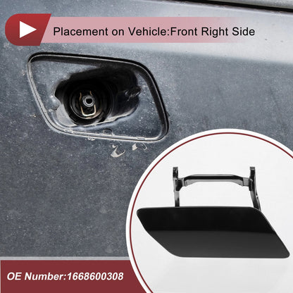 Front Right Washer Nozzle Cover Cap for Mercedes-Benz GL350 (2013–2016) Black