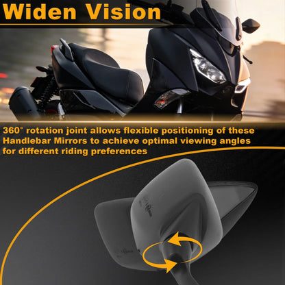 Set of 2 Rear View Mirrors for Yamaha TMAX560 (2023–2024)