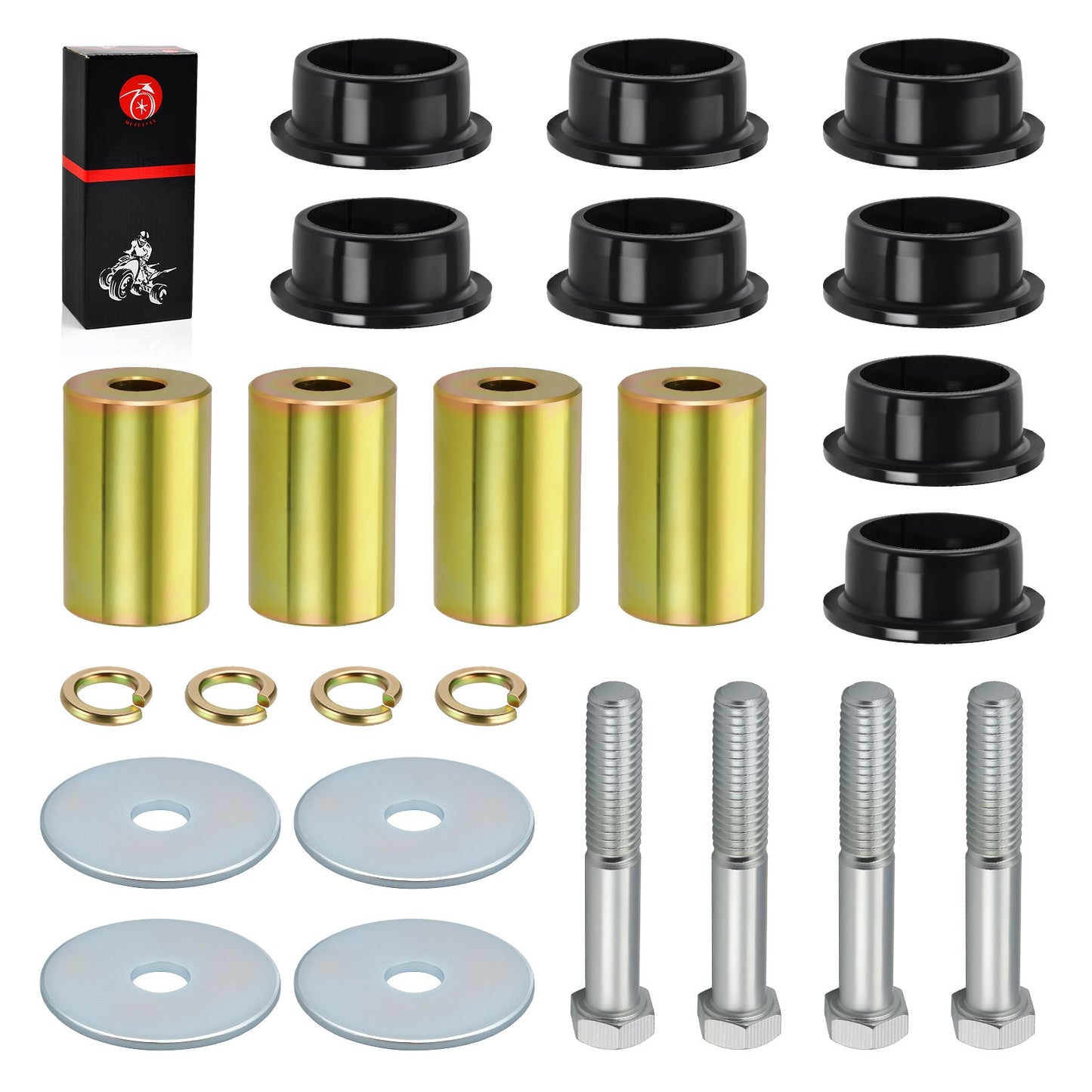 Rear Lower A-Arm Bushing & Shaft Bolt Kit for Polaris Sportsman 450 (2006–2007)