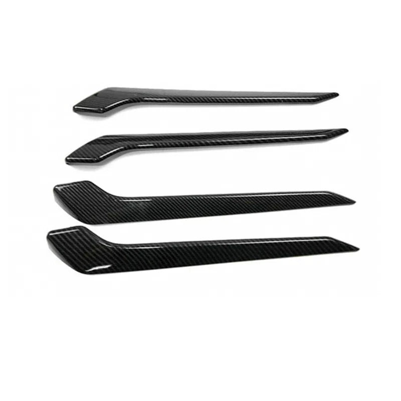 ABS Carbon Fiber Door Armrest Cover Trim for Toyota RAV4 (2019–2023)