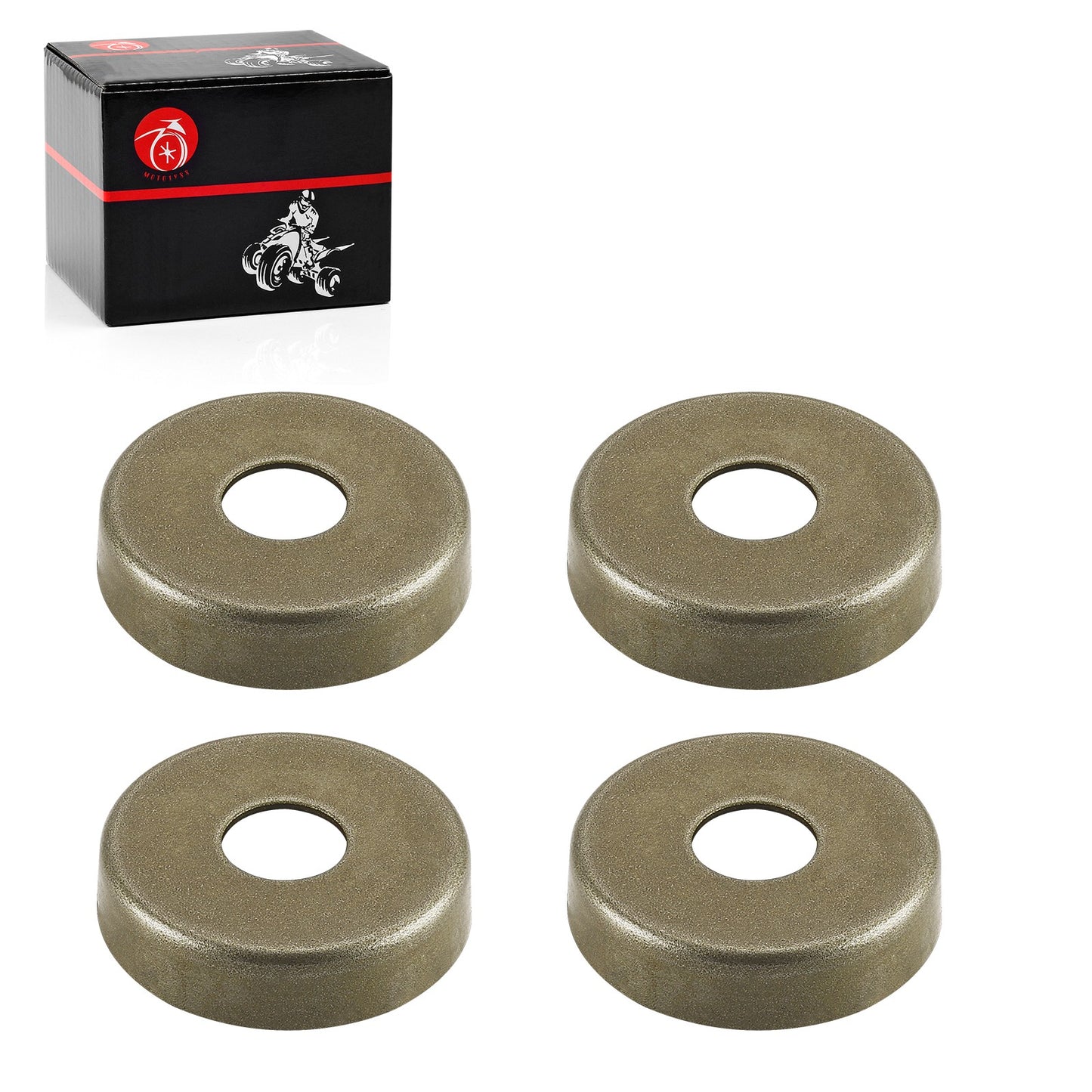 Set of 4 Front A-Arm Bushing Caps for Polaris Outlaw 50/90 (2007–2019)