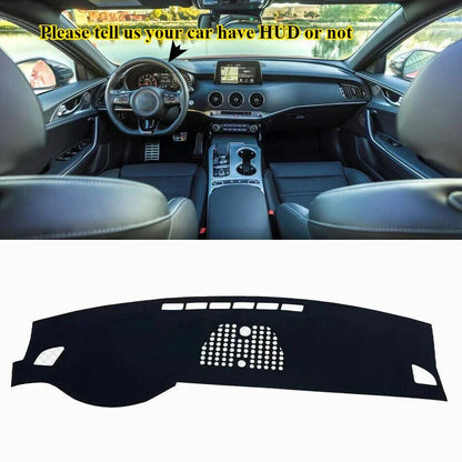 Leather Dashboard Cover Dashmat for Kia Stinger (2018–2023)