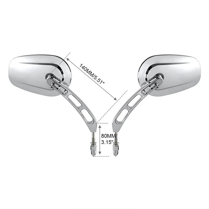 Rearview Mirrors for Harley Touring Softail Deluxe Sportster 883 1200 Dyna (2004-2023)