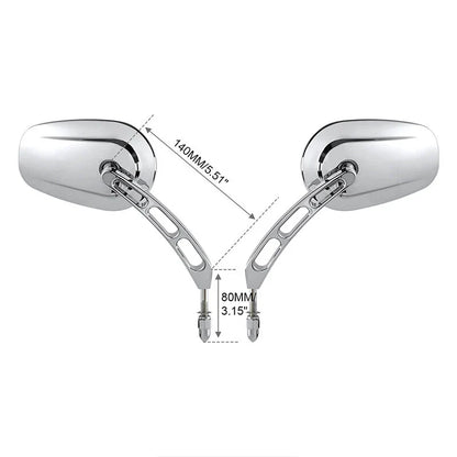 Rearview Mirrors for Harley Touring Softail Deluxe Sportster 883 1200 Dyna (2004-2023)