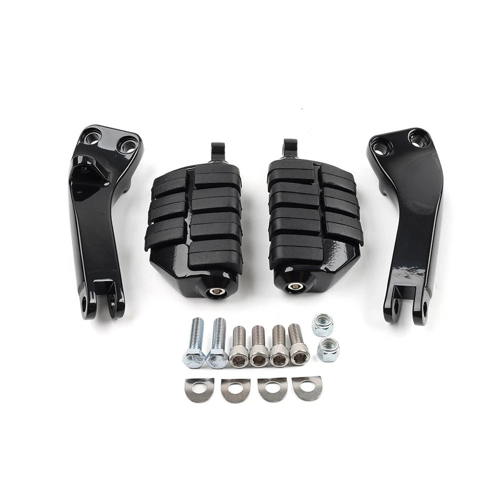 Passenger Foot Pegs Mount Bracket Kit for Harley Dyna (2006–2017)