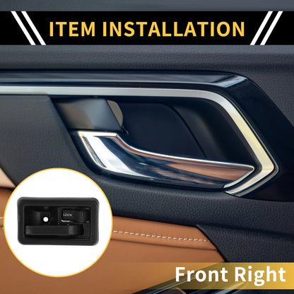 Front Right Interior Door Handle for Jeep Wrangler (1997–2006) No. 55176476AC