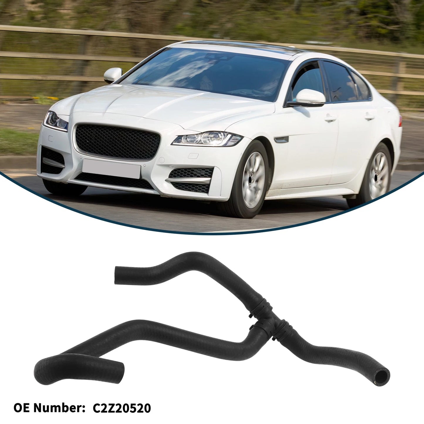 Radiator Hose No.C2Z20520 for Jaguar XF (2009–2015)