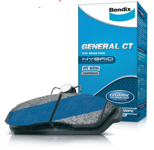 Set of 4 Bendix Rear Brake Pads for Mazda 3