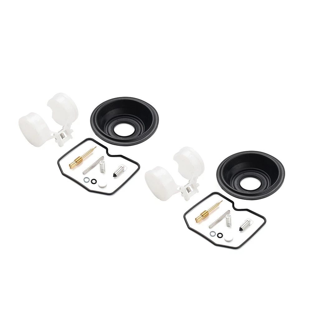 2X Carburetor Repair Kit Float Diaphragm for Kawasaki EN450 454 LTD (1985–1990)