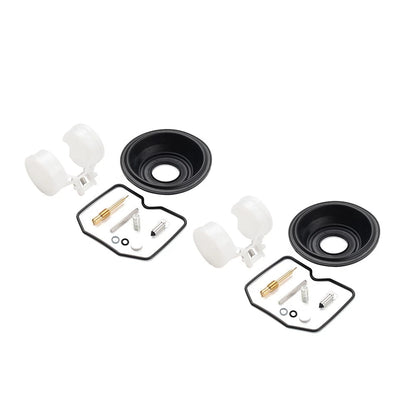 2X Carburetor Repair Kit Float Diaphragm for Kawasaki EN450 454 LTD (1985–1990)