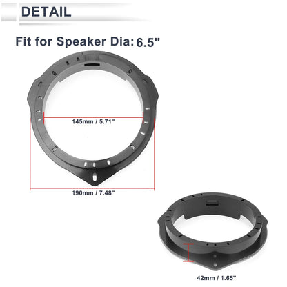Speaker Spacer Ring Adaptor for Mercedes-Benz 6.5" Speakers (2000-2023)